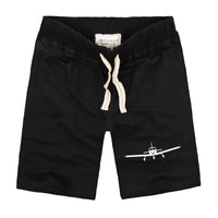 Thumbnail for Piper PA28 Silhouette Plane Designed Cotton Shorts