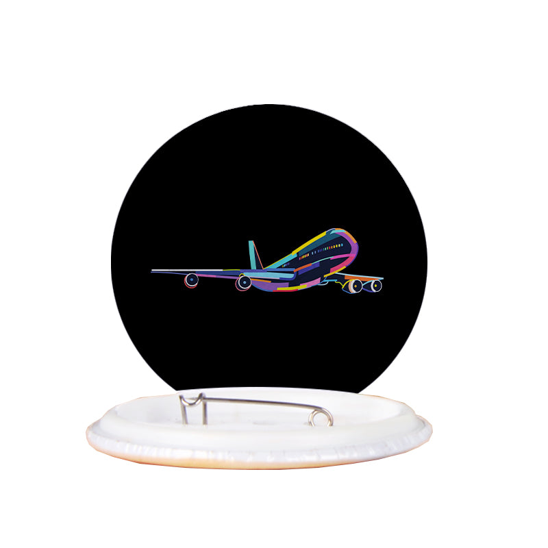 Multicolor Airplane Designed Pins