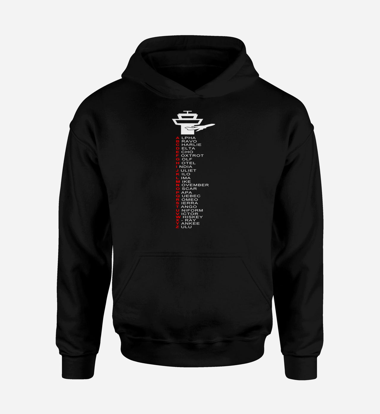 Aviation Alphabet Designed Hoodies