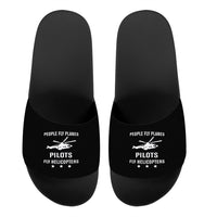 Thumbnail for People Fly Planes Pilots Fly Helicopters Designed Sport Slippers