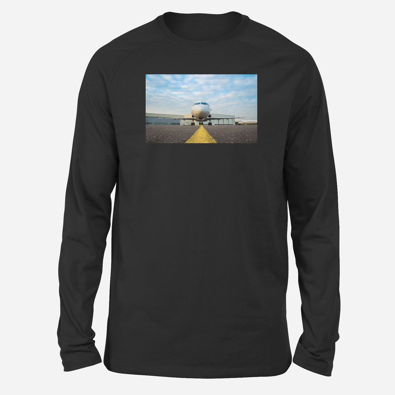Face to Face with Beautiful Jet Designed Long-Sleeve T-Shirts
