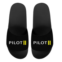 Thumbnail for Pilot & Stripes (2 Lines) Designed Sport Slippers
