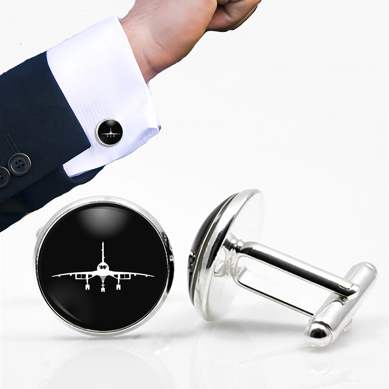 Concorde Silhouette Designed Cuff Links
