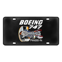 Thumbnail for Boeing 747 & PW4000-94 Engine Designed Metal (License) Plates