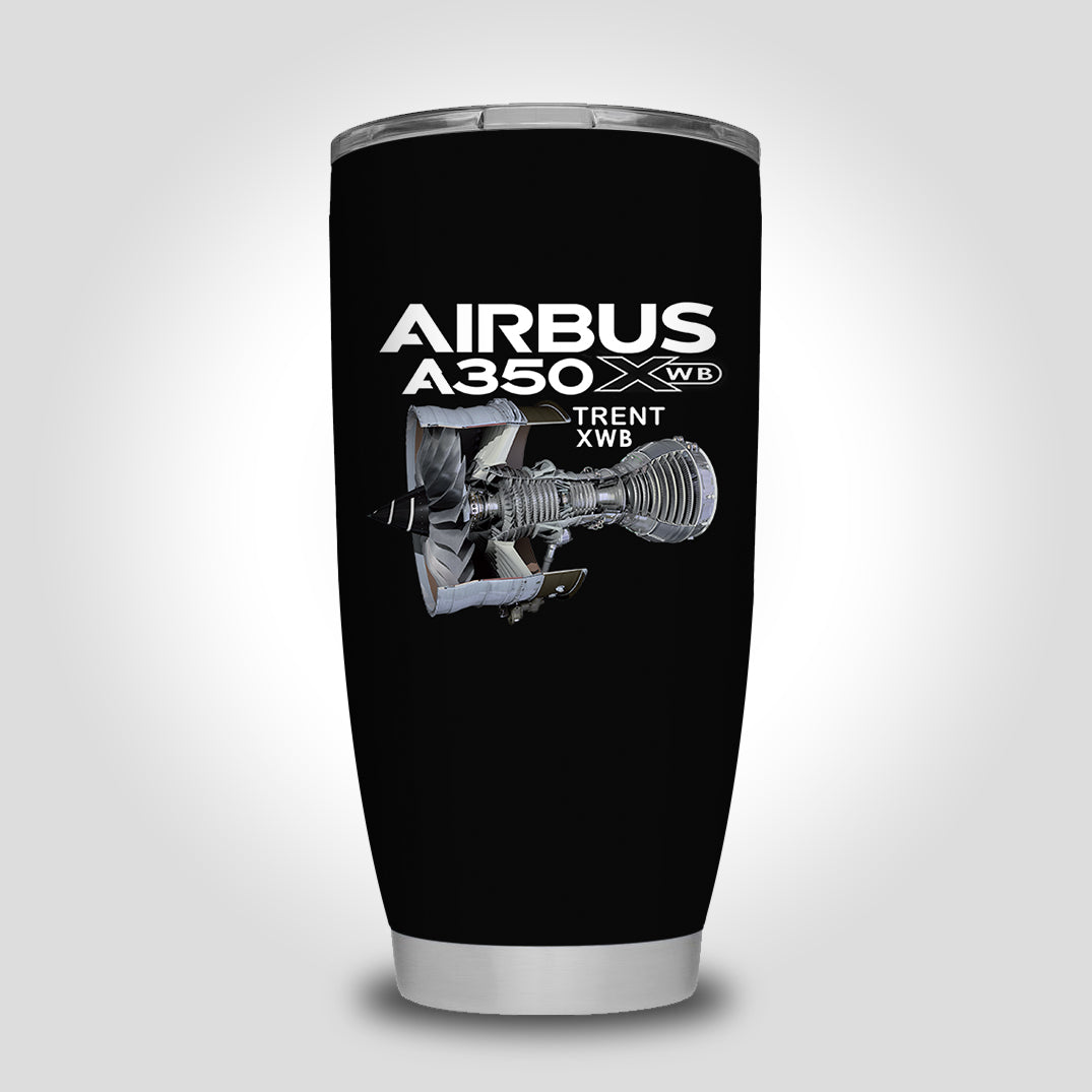 Airbus A350 & Trent Wxb Engine Designed Tumbler Travel Mugs