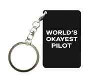 Thumbnail for World's Okayest Pilot Designed Key Chains