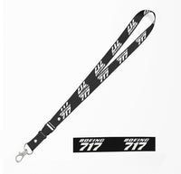 Thumbnail for Boeing 717 & Text Designed Detachable Lanyard & ID Holders