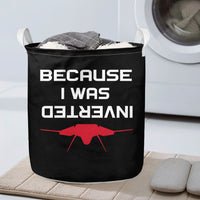Thumbnail for Because I was Inverted Designed Laundry Baskets