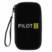 Thumbnail for Pilot & Stripes (3 Lines) Designed Travel Cases & Wallets