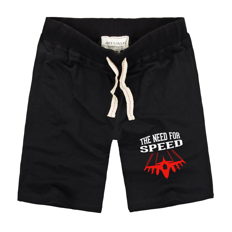 The Need For Speed Designed Cotton Shorts