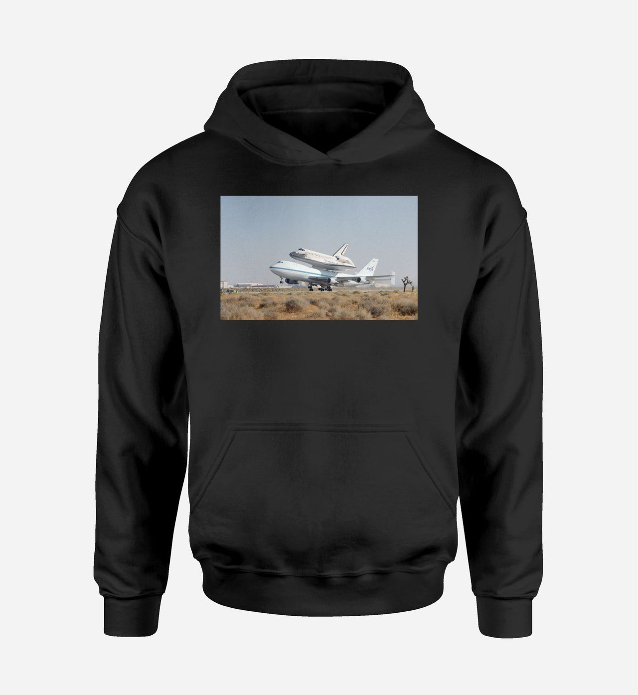 Boeing 747 Carrying Nasa's Space Shuttle Designed Hoodies