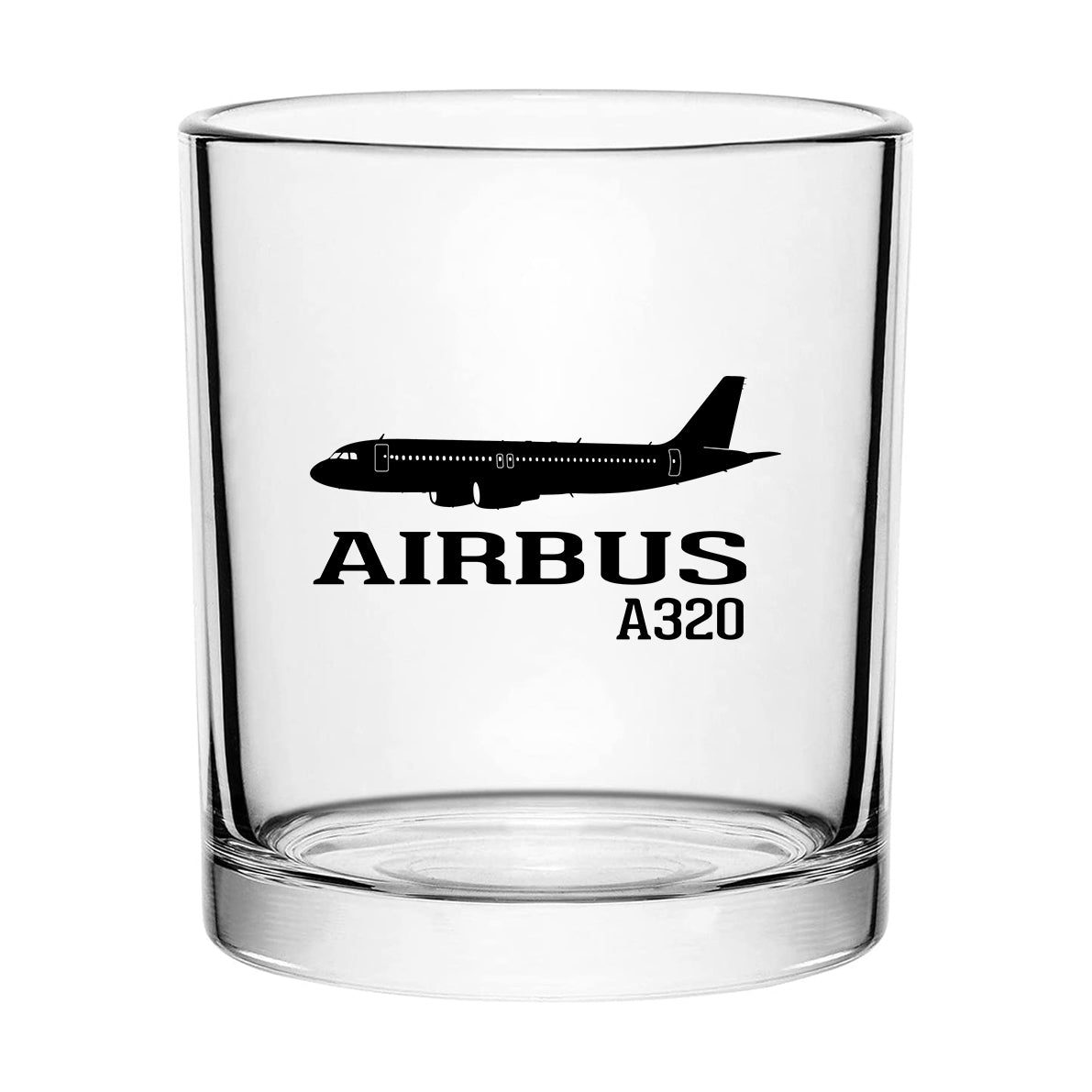 Airbus A320 Printed Designed Special Whiskey Glasses