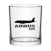 Thumbnail for Airbus A320 Printed Designed Special Whiskey Glasses