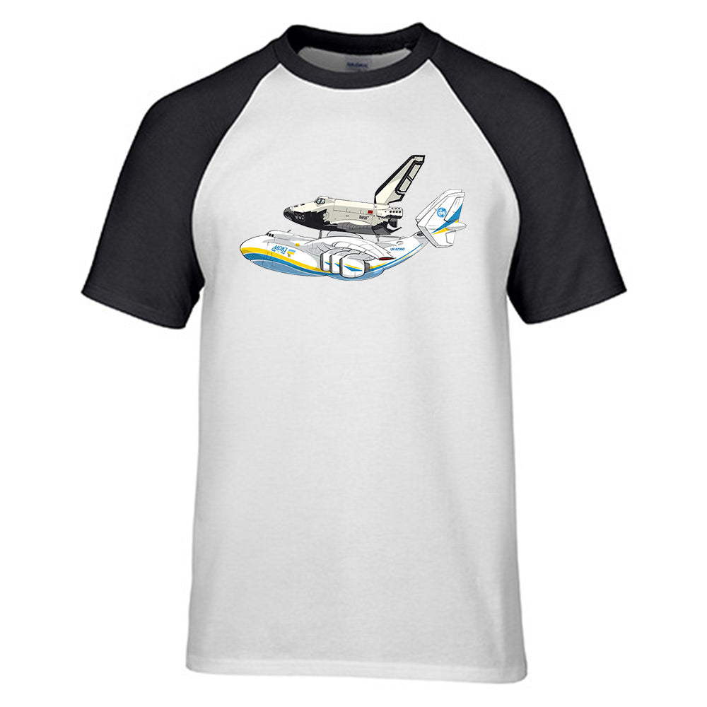Antonov An-225 & Buran Designed Raglan T-Shirts