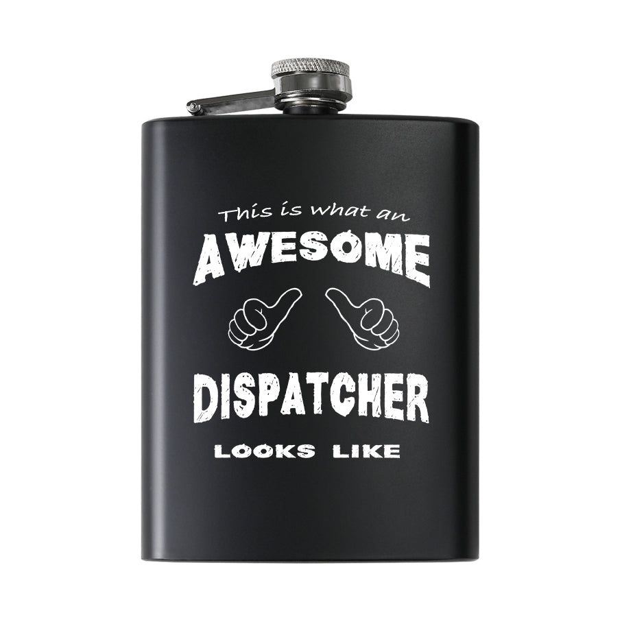 Dispatcher Designed Stainless Steel Hip Flasks