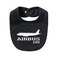 Thumbnail for Airbus A320 Printed Designed Baby Saliva & Feeding Towels