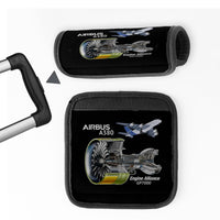 Thumbnail for Airbus A380 & GP7000 Engine Designed Neoprene Luggage Handle Covers