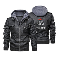 Thumbnail for Pilot (777 Silhouette) Designed Hooded Leather Jackets