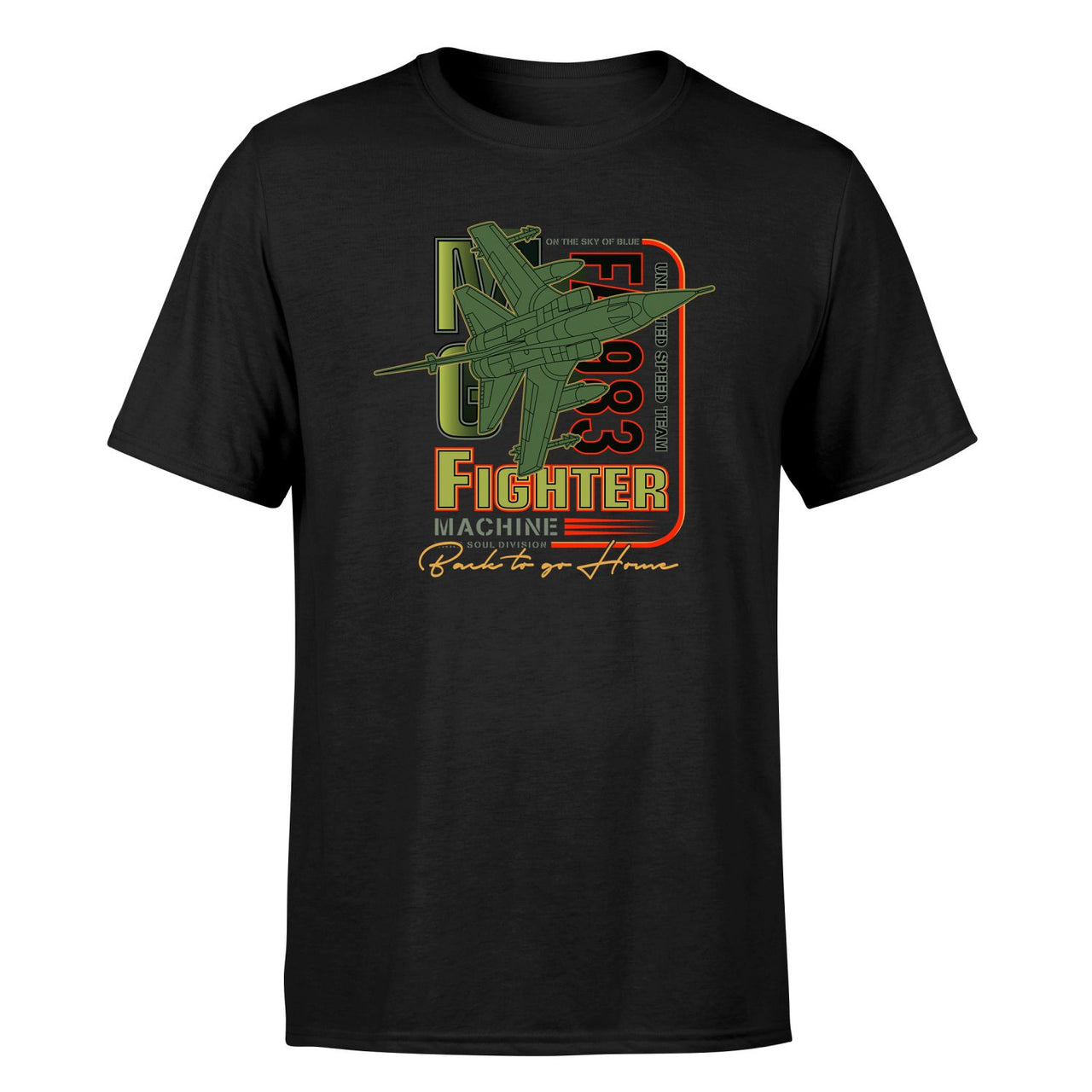 Fighter Machine Designed T-Shirts