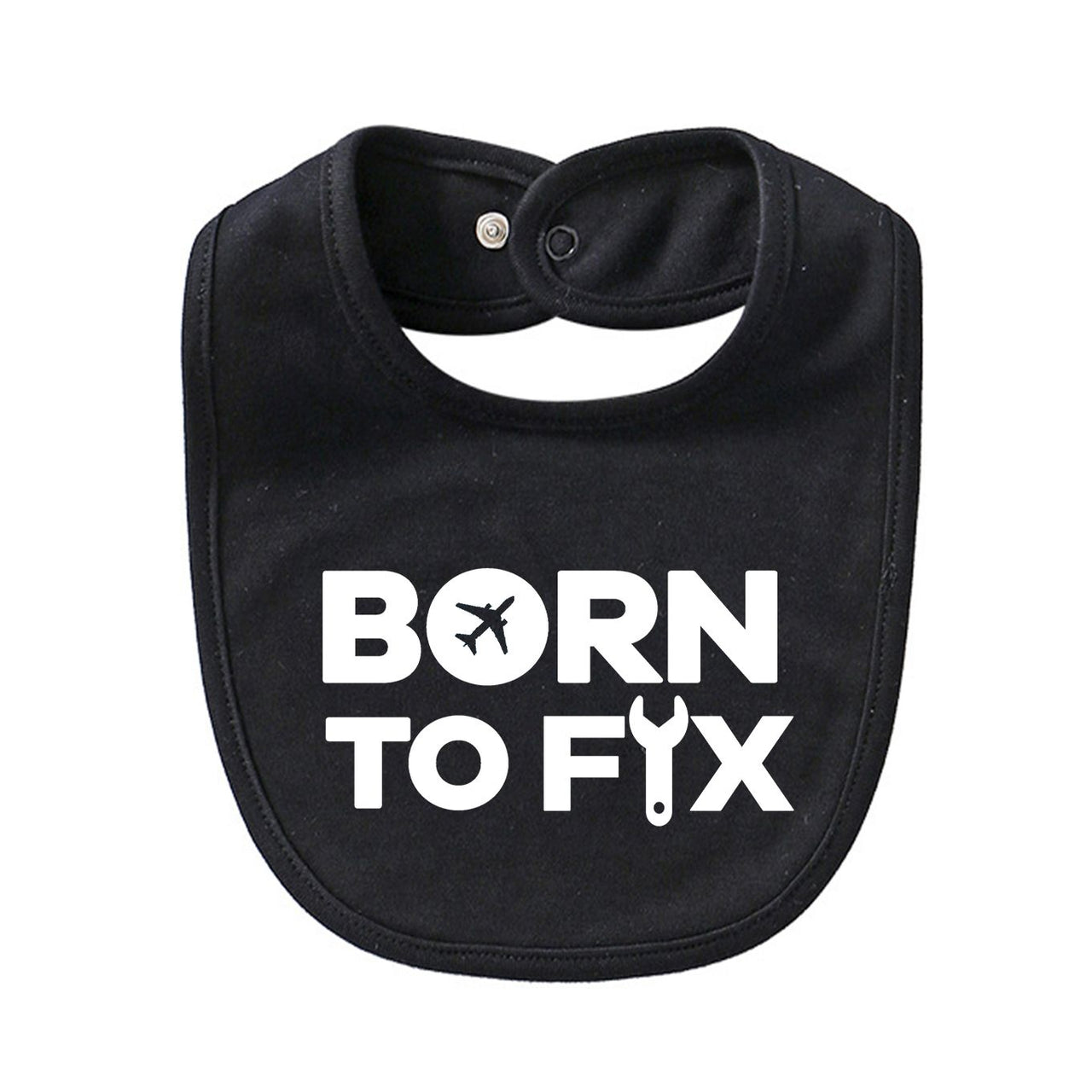 Born To Fix Airplanes Designed Baby Saliva & Feeding Towels