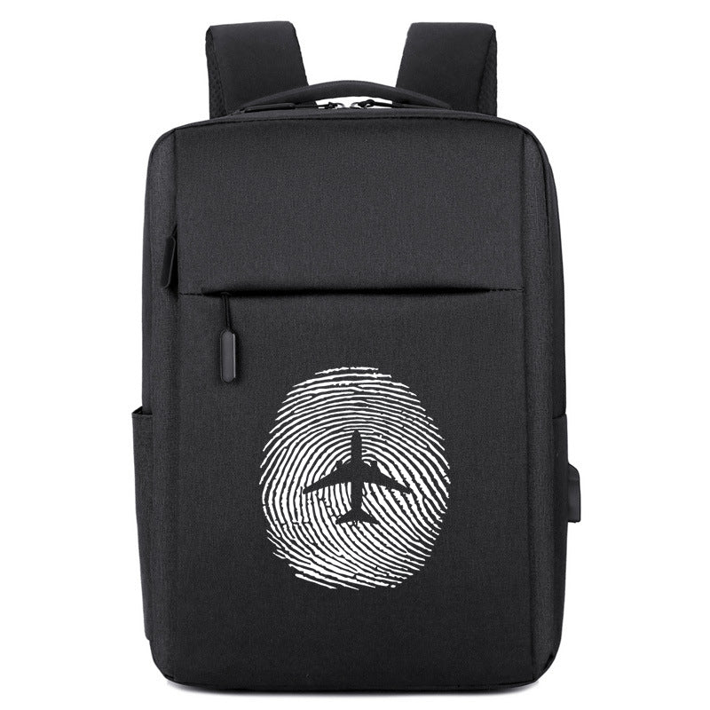 Aviation Finger Print Designed Super Travel Bags