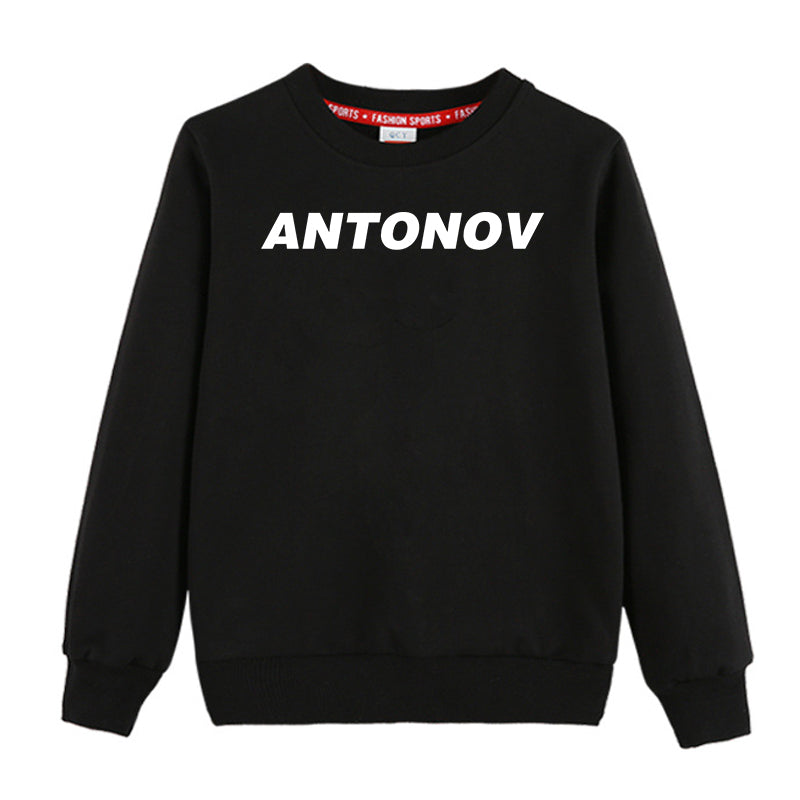 Antonov & Text Designed "CHILDREN" Sweatshirts