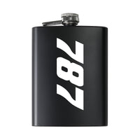 Thumbnail for Boeing 787 Text Designed Stainless Steel Hip Flasks