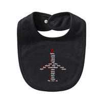 Thumbnail for Airplane Shape Aviation Alphabet Designed Baby Saliva & Feeding Towels