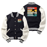 Thumbnail for Husband & Dad & Aircraft Mechanic & Legend Designed Baseball Style Jackets