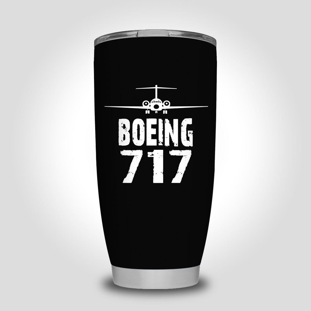 Boeing 717 & Plane Designed Tumbler Travel Mugs