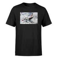 Thumbnail for US Air Force Show Fighting Falcon F16 Designed T-Shirts