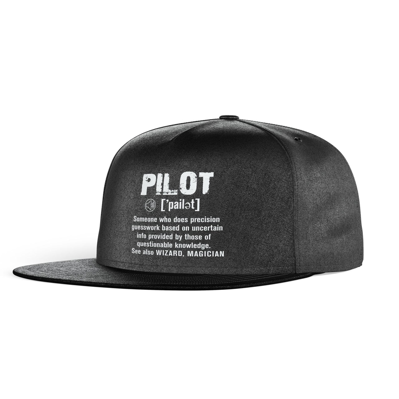 Pilot [Noun] Designed Snapback Caps & Hats