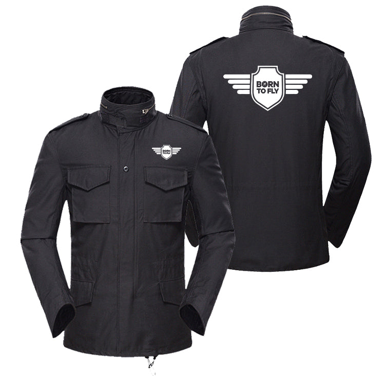 Born To Fly & Badge Designed Military Coats