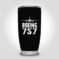 Thumbnail for Boeing 757 & Plane Designed Tumbler Travel Mugs
