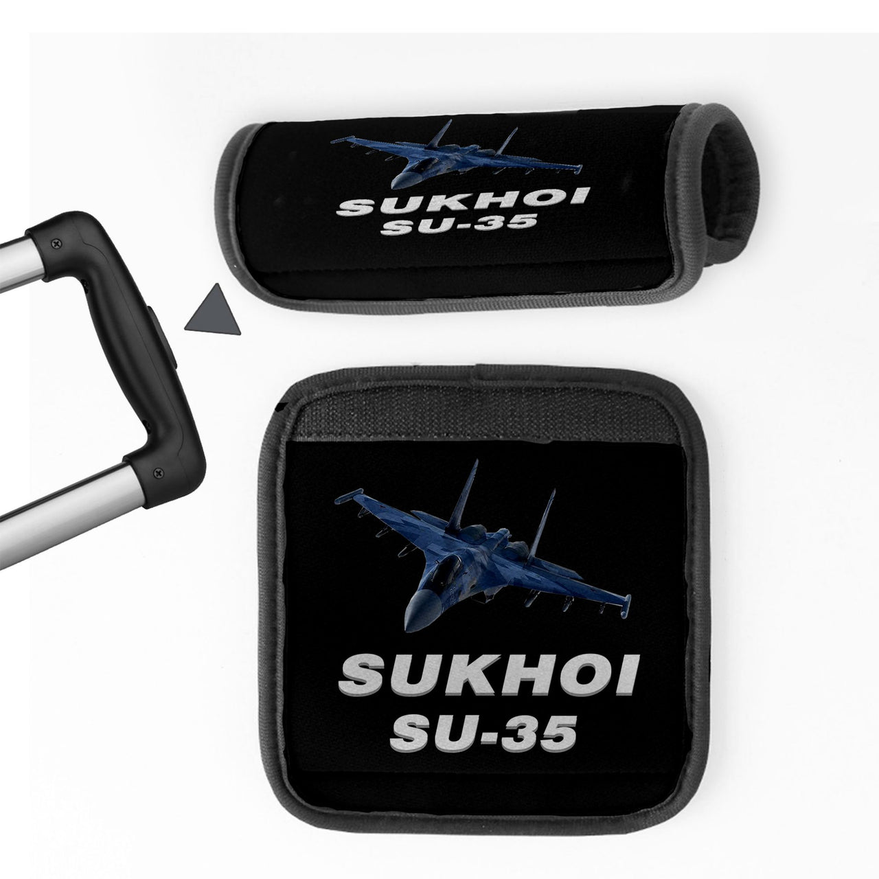 The Sukhoi SU-35 Designed Neoprene Luggage Handle Covers