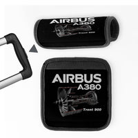 Thumbnail for Airbus A380 & Trent 900 Engine Designed Neoprene Luggage Handle Covers