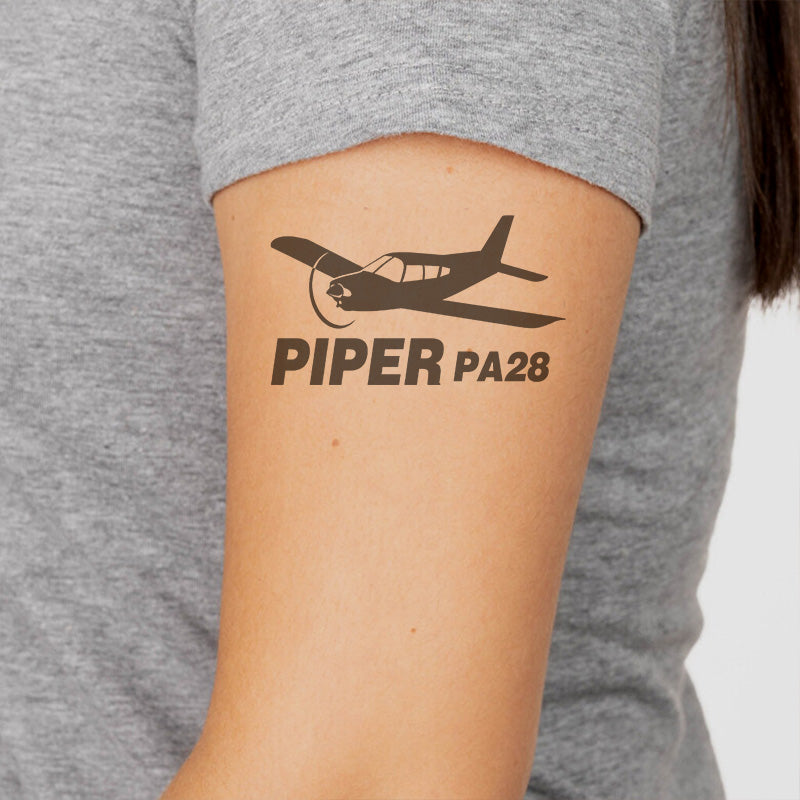 The Piper PA28 Designed Tattoes