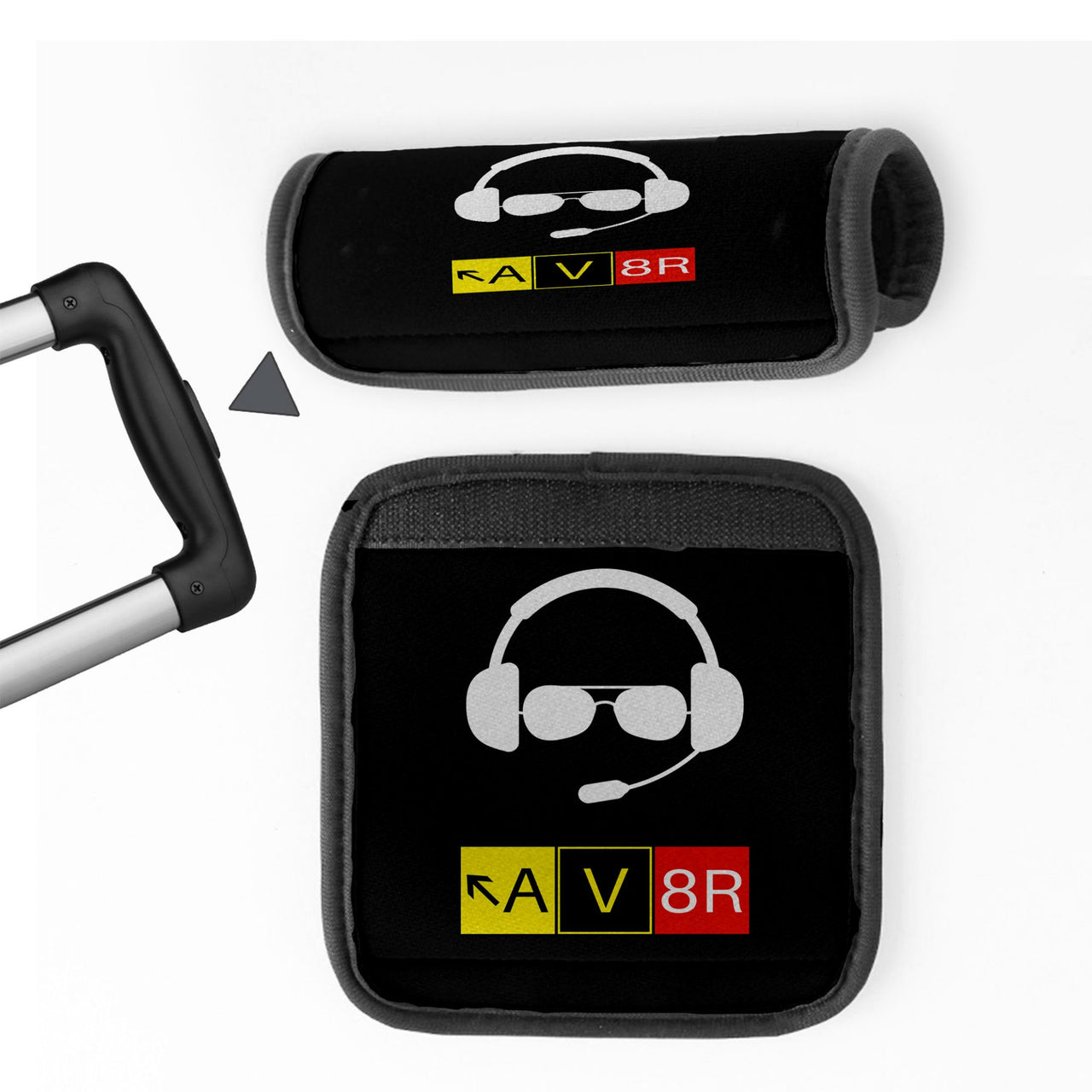 AV8R 2 Designed Neoprene Luggage Handle Covers