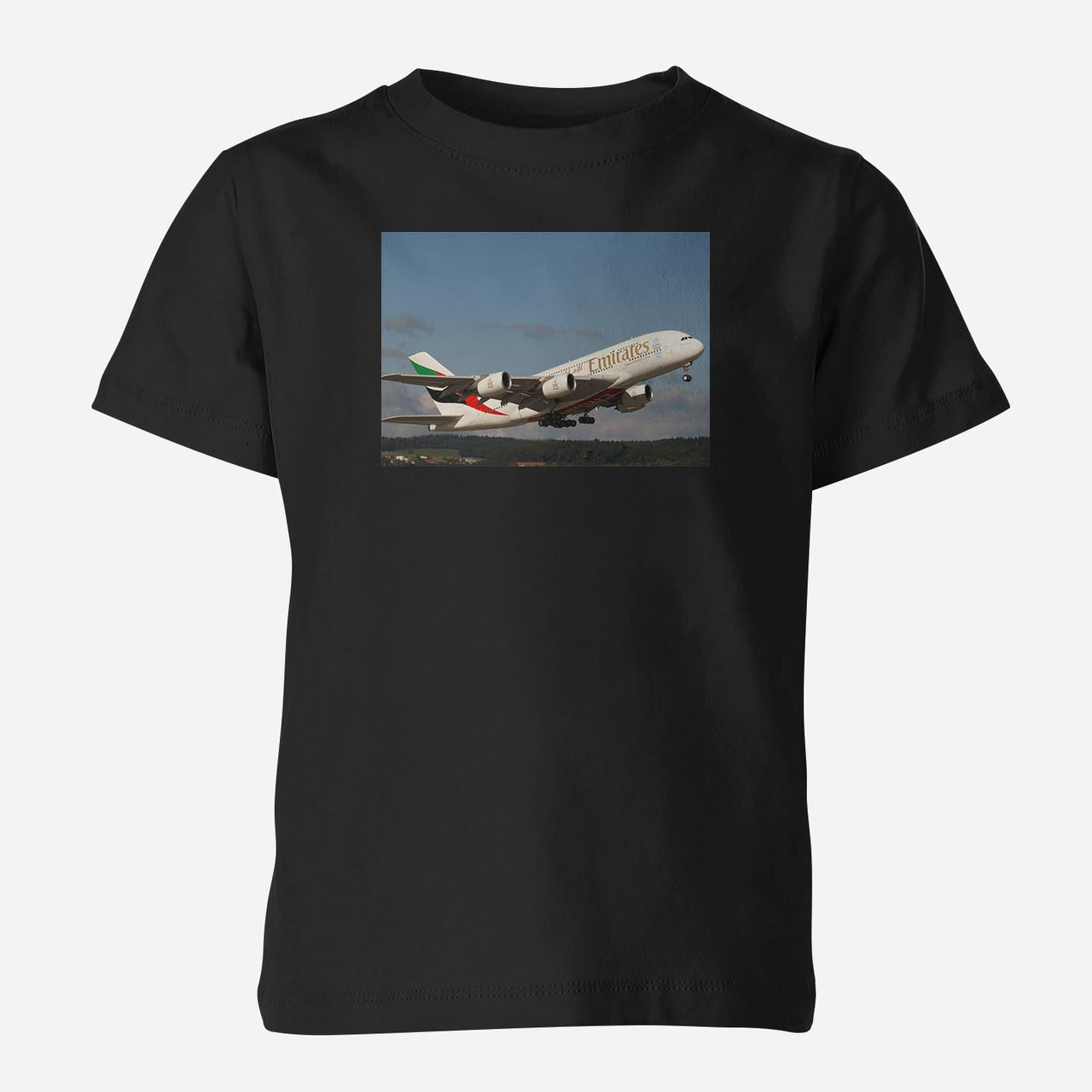 Departing Emirates A380 Designed Children T-Shirts