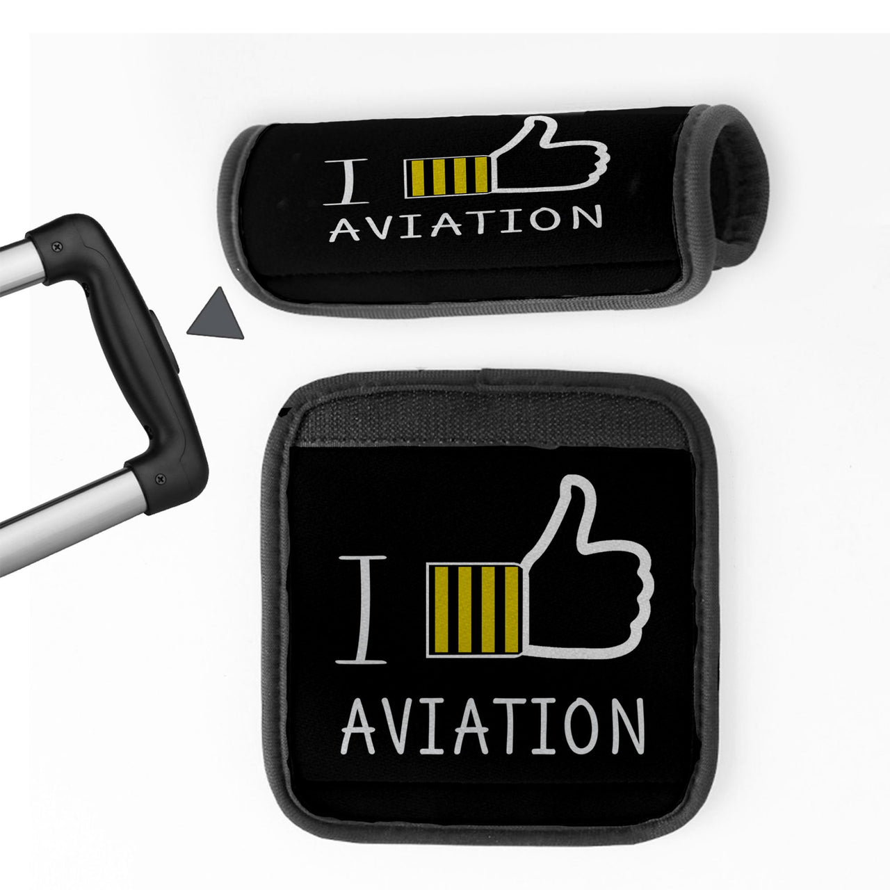 I Like Aviation Designed Neoprene Luggage Handle Covers