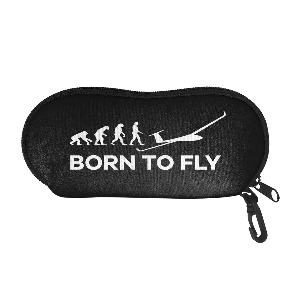 Born To Fly Glider Designed Glasses Bag