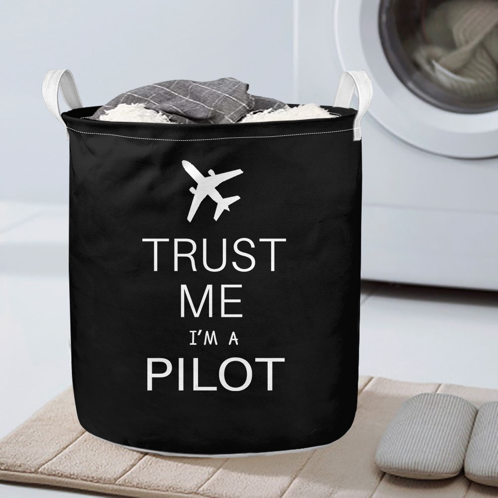 Trust Me I'm a Pilot 2 Designed Laundry Baskets