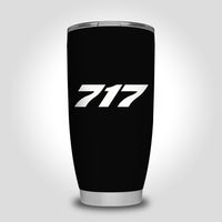 Thumbnail for 717 Flat Text Designed Tumbler Travel Mugs