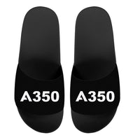 Thumbnail for A350 Flat Text Designed Sport Slippers