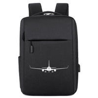 Thumbnail for Boeing 767 Silhouette Designed Super Travel Bags