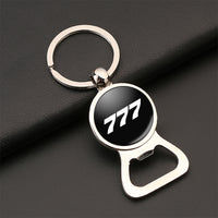 Thumbnail for 777 Flat Text Designed Bottle Opener Key Chains