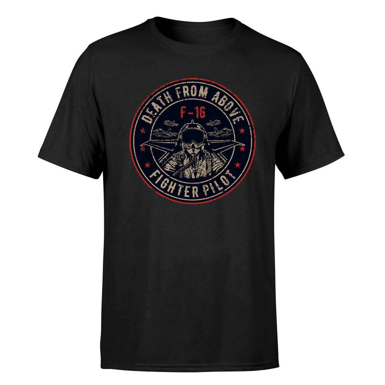 Fighter Jet 16 - Death From Above Designed T-Shirts