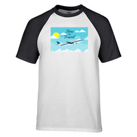 Thumbnail for Time to Travel Designed Raglan T-Shirts