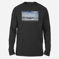 Thumbnail for Amazing Clouds and Boeing 737 NG Designed Long-Sleeve T-Shirts