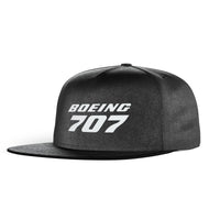 Thumbnail for Boeing 707 & Text Designed Snapback Caps & Hats